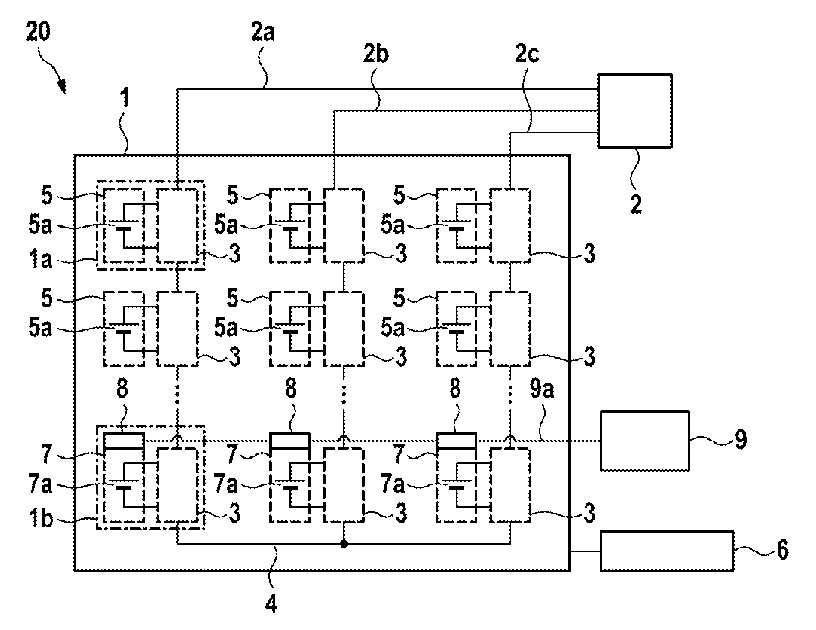 Energy storage device with heating device and method for heating energy cells of an energy storage device