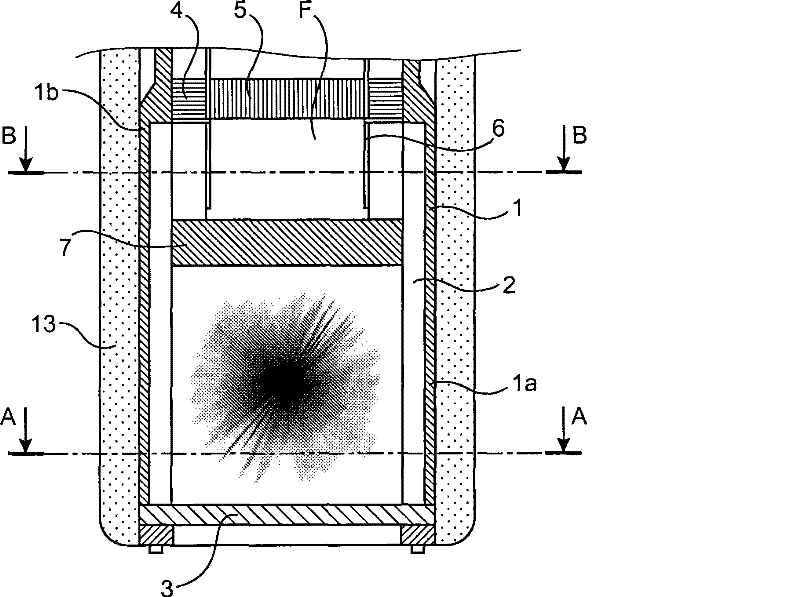 Thermo-acoustic converter and electrical energy generator comprising a thermo-acoustic converter