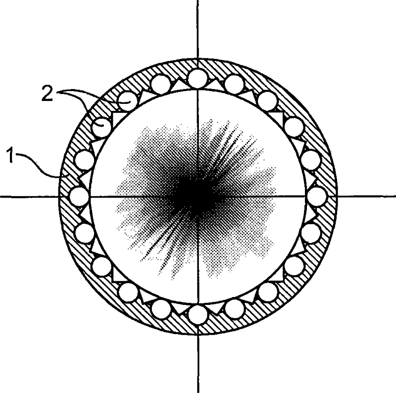 Thermo-acoustic converter and electrical energy generator comprising a thermo-acoustic converter