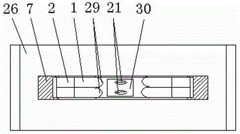 A ham sausage section binding device