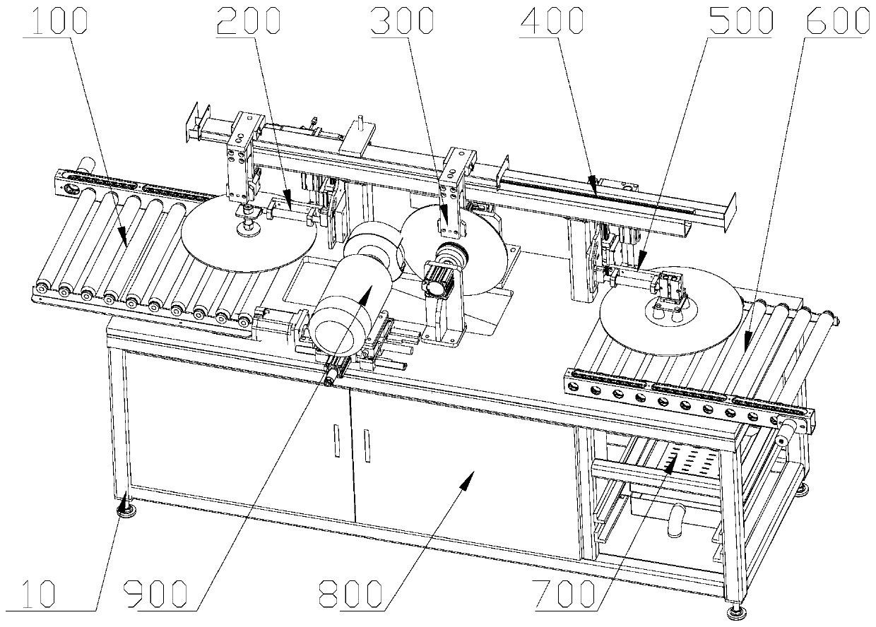 Glass vertical edge grinding equipment