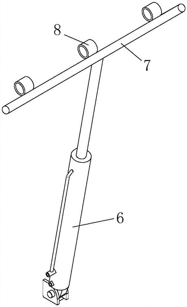 Main engine tipping bucket oblique angle type lifting door stable type garbage compression equipment