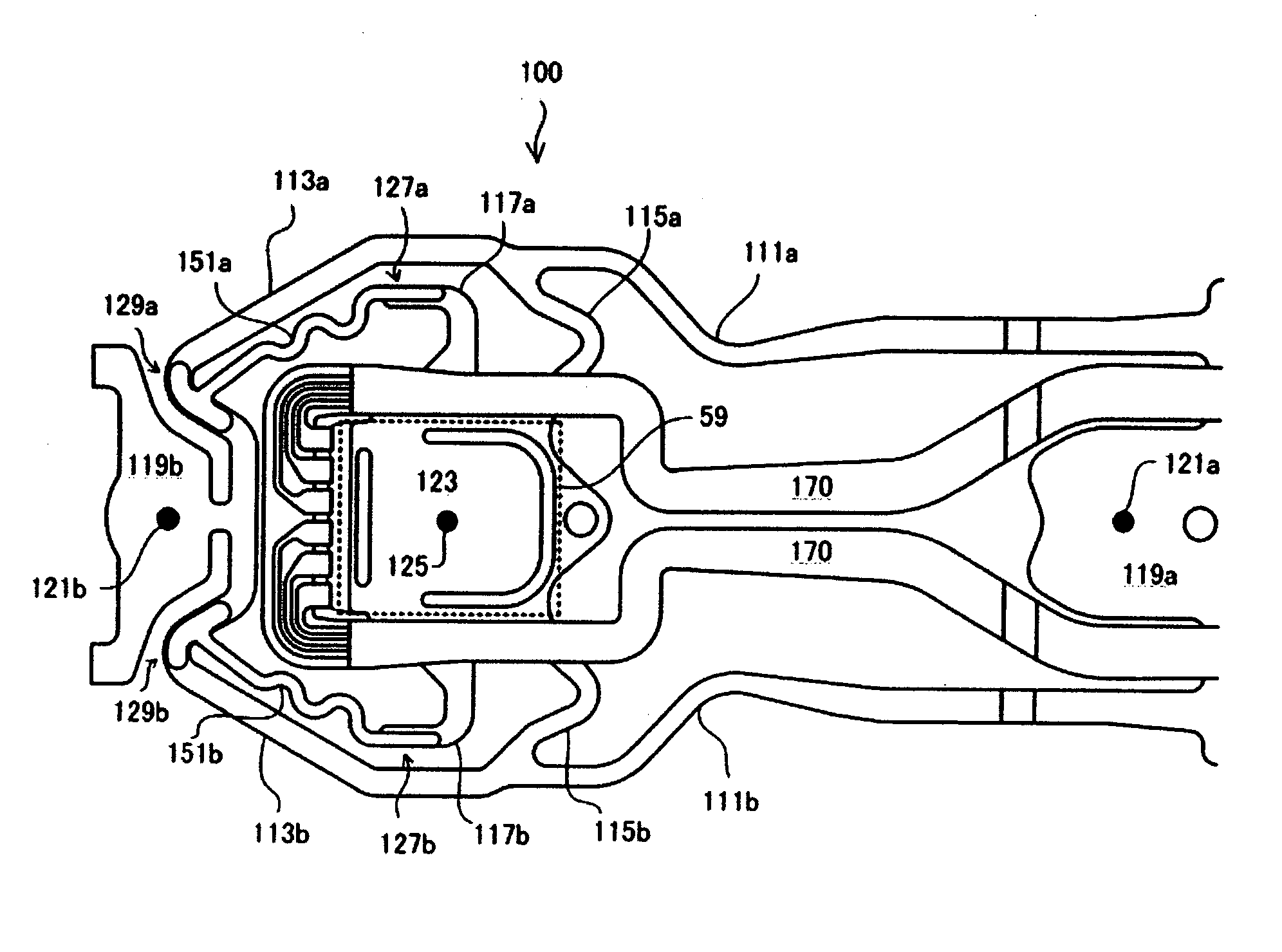 Magnetic disk drive and suspension assembly adopted therein