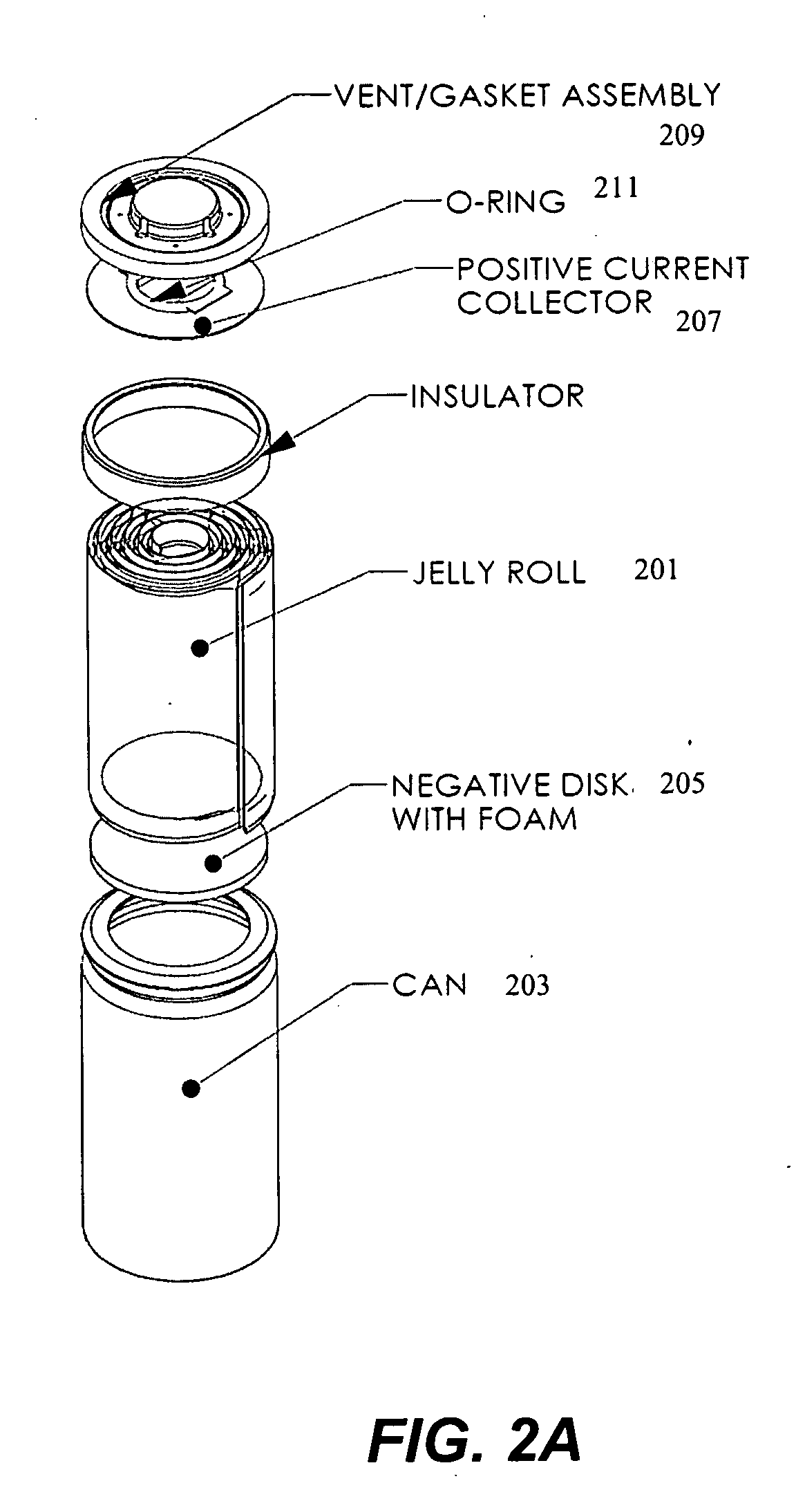 Cylindrical nickel-zinc cell with negative can