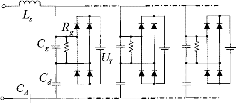 Water treatment device and method based on high-voltage impulse discharge plasma