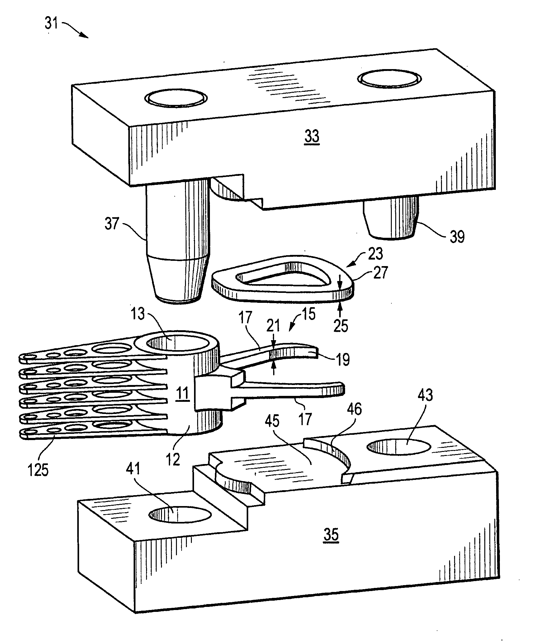System, method, and appartus for deforming and potting coil for disk drive voice coil motor