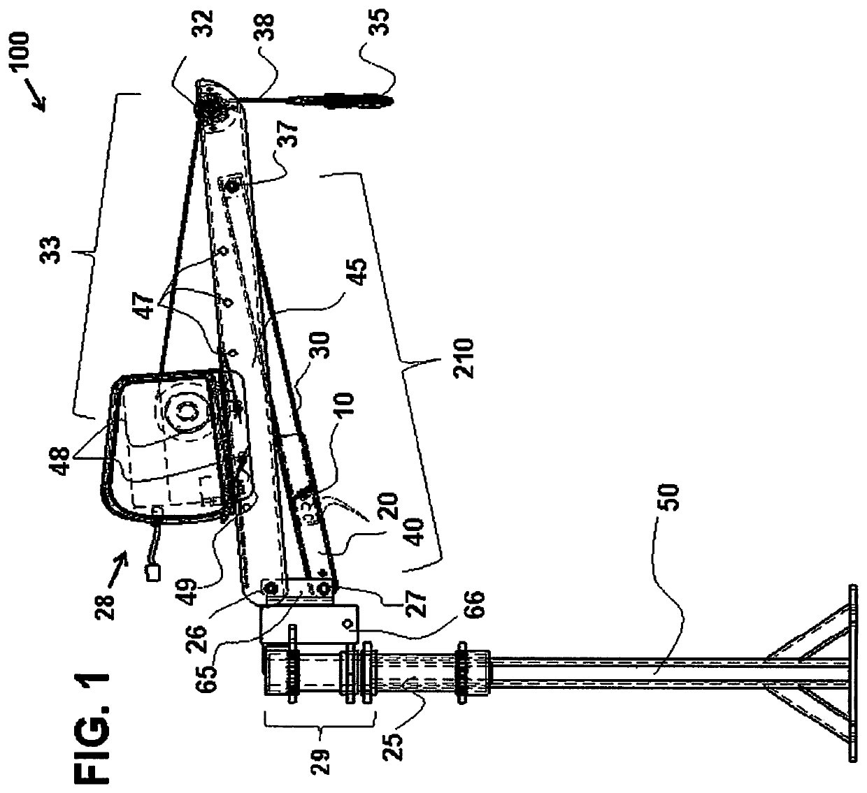 Portable hoist system with adjustment features
