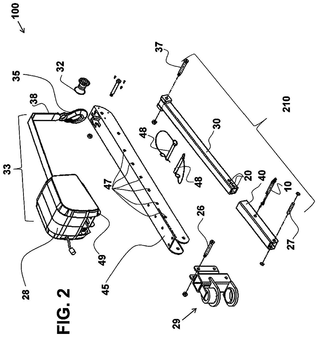 Portable hoist system with adjustment features