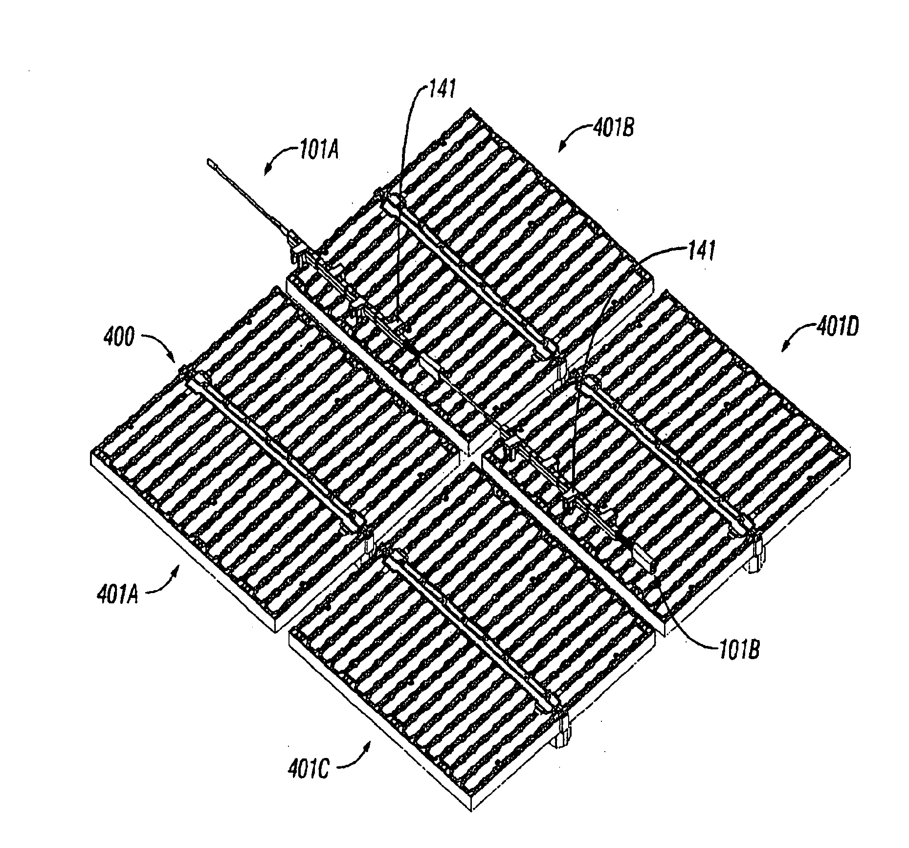 Rod Assembly Connector for Mounting Light Emitting Display Apparatuses