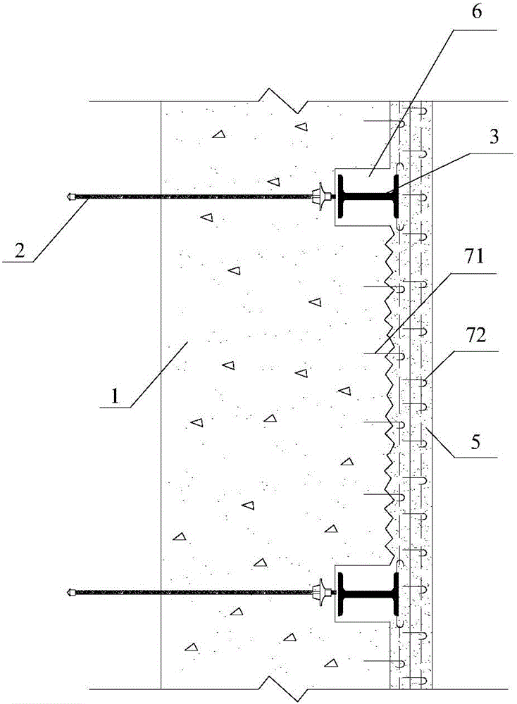Tunnel lining rapid repair structure based on carbon fiber woven mesh and repair method thereof