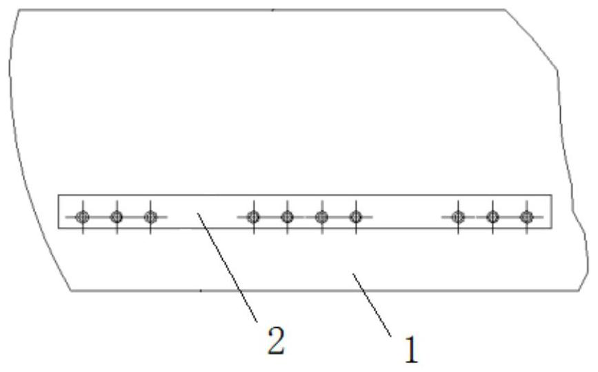 Side beam hanging structure and railway vehicle