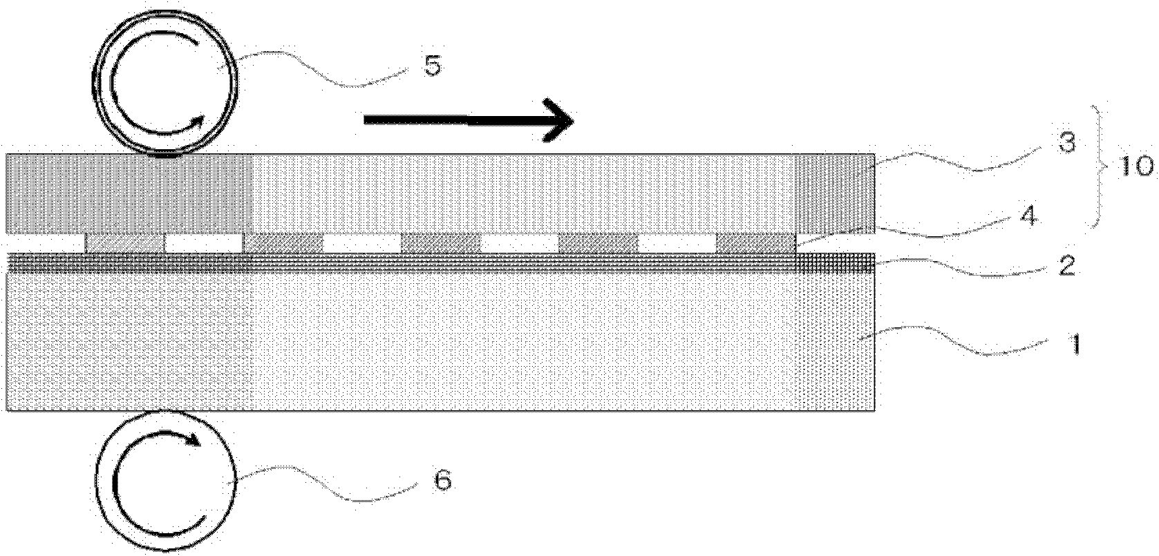 Method for forming pattern for transparent conductive layer