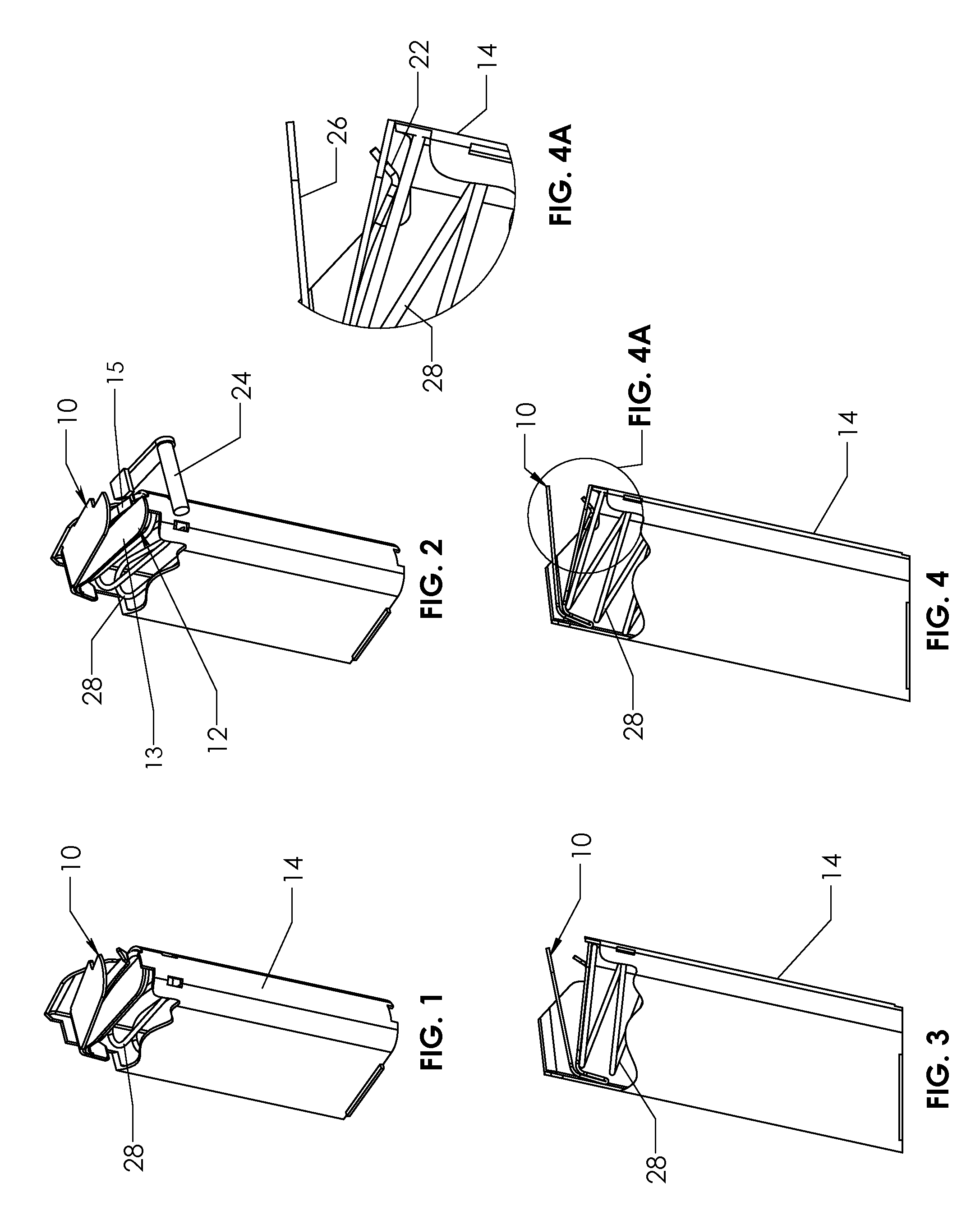 Low profile magazine follower with isolated slide lock lever