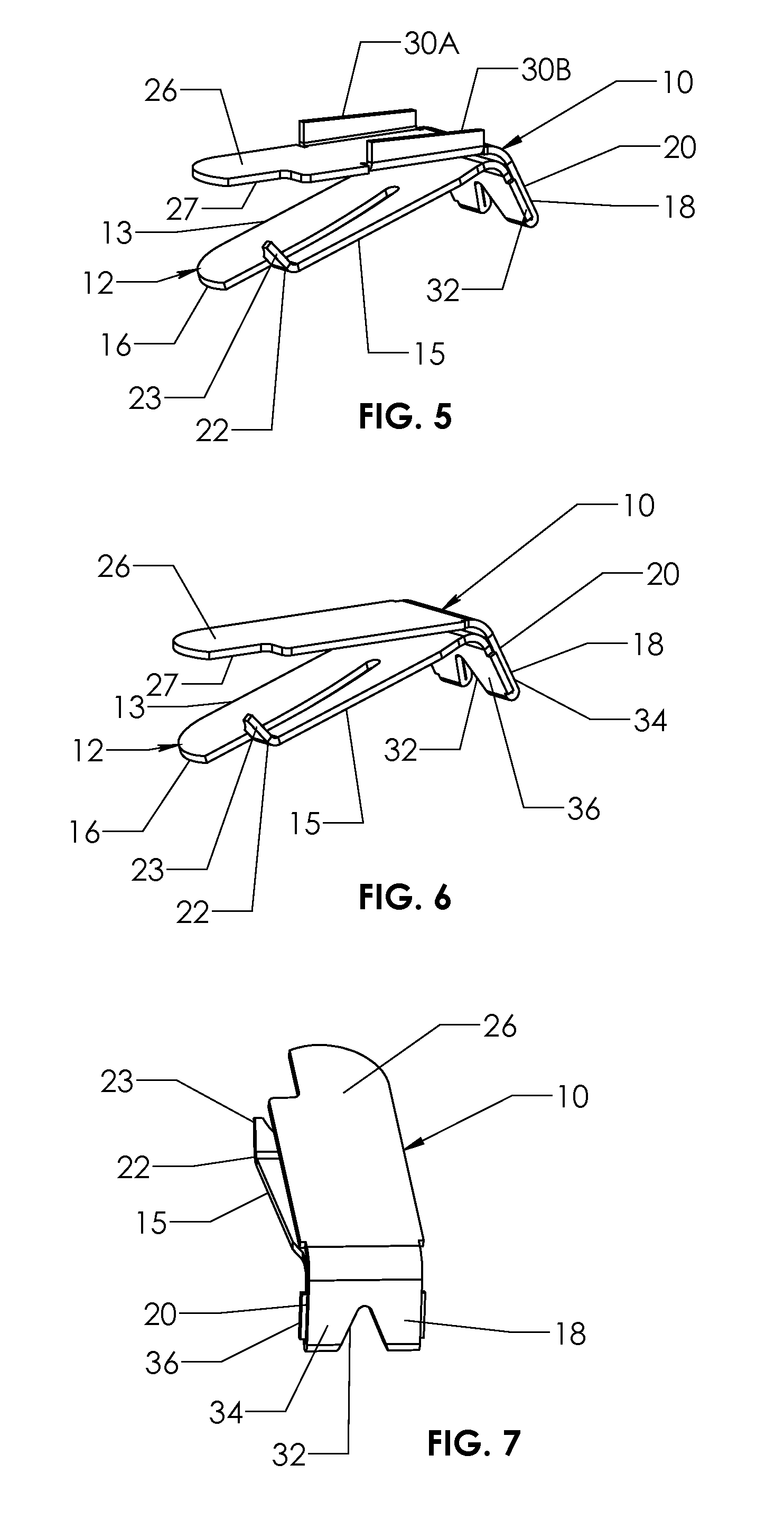 Low profile magazine follower with isolated slide lock lever