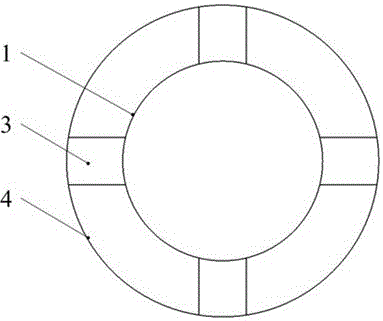 Connecting device for eliminating three-direction vibrations of pipeline interface