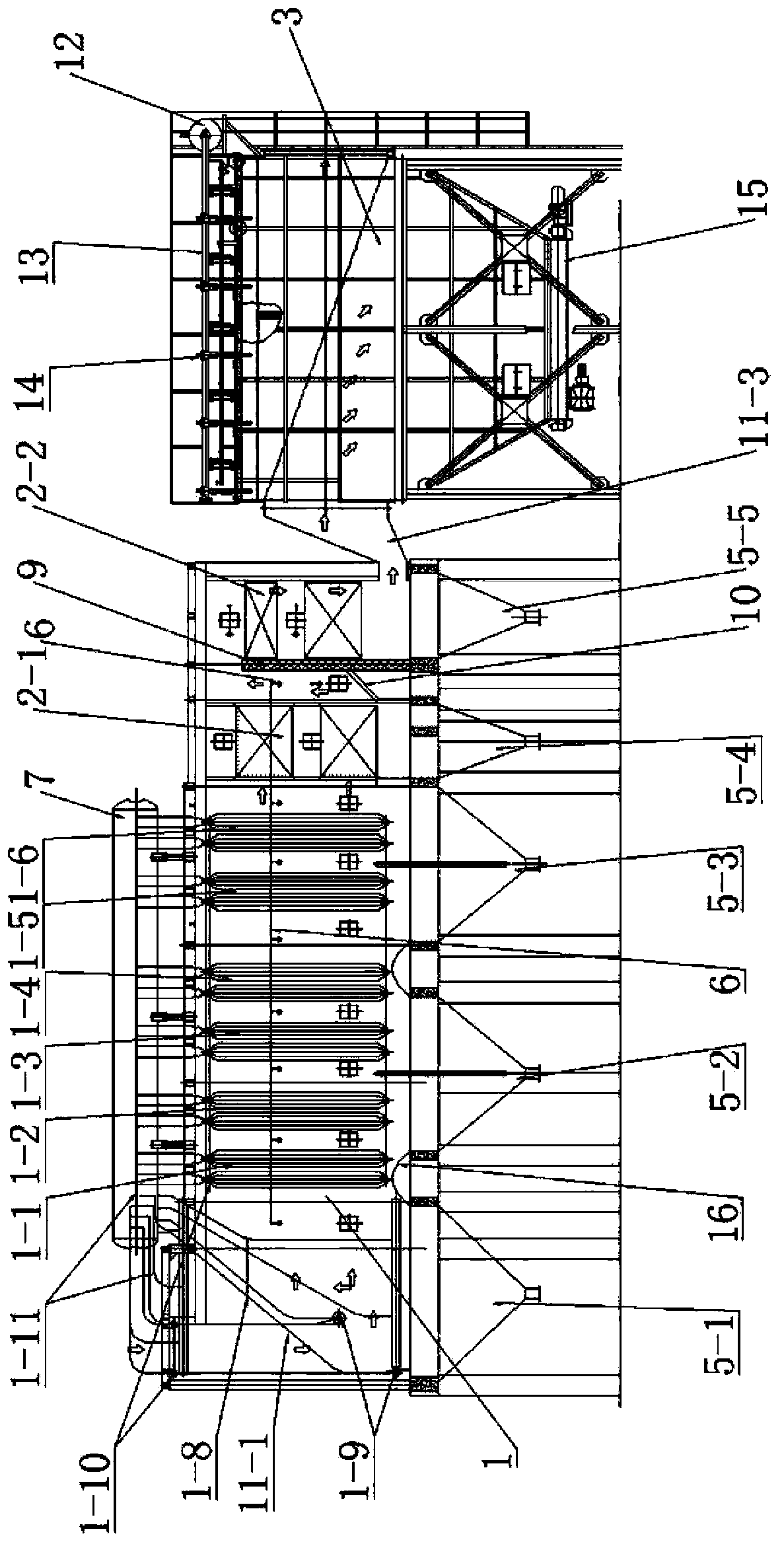 Energy-saving recovery device and energy-saving recovery method for zinc oxide product