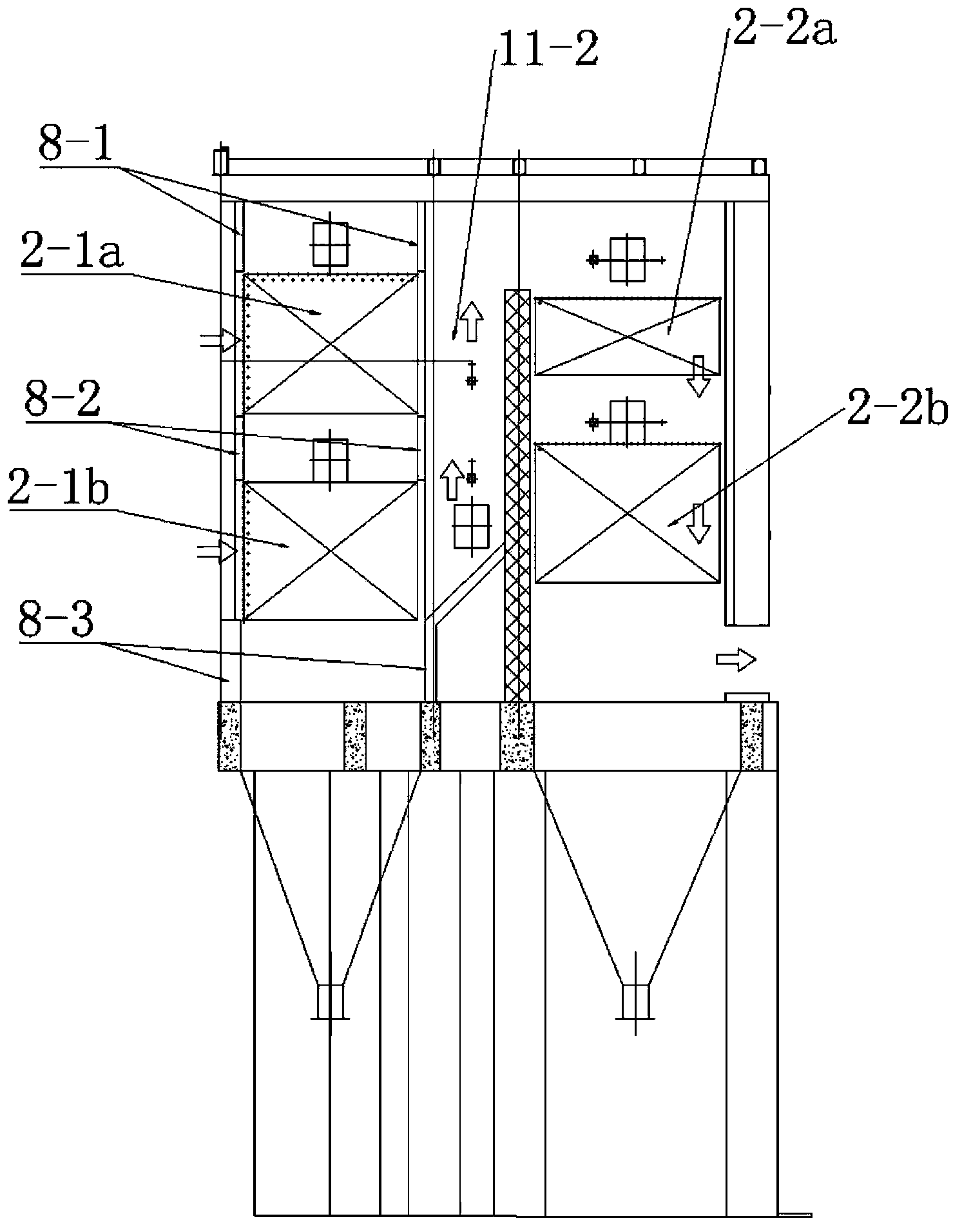 Energy-saving recovery device and energy-saving recovery method for zinc oxide product