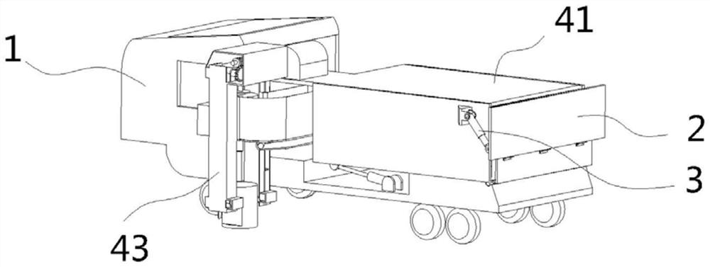 Highway anti-collision bucket automatic layout structure and its construction method