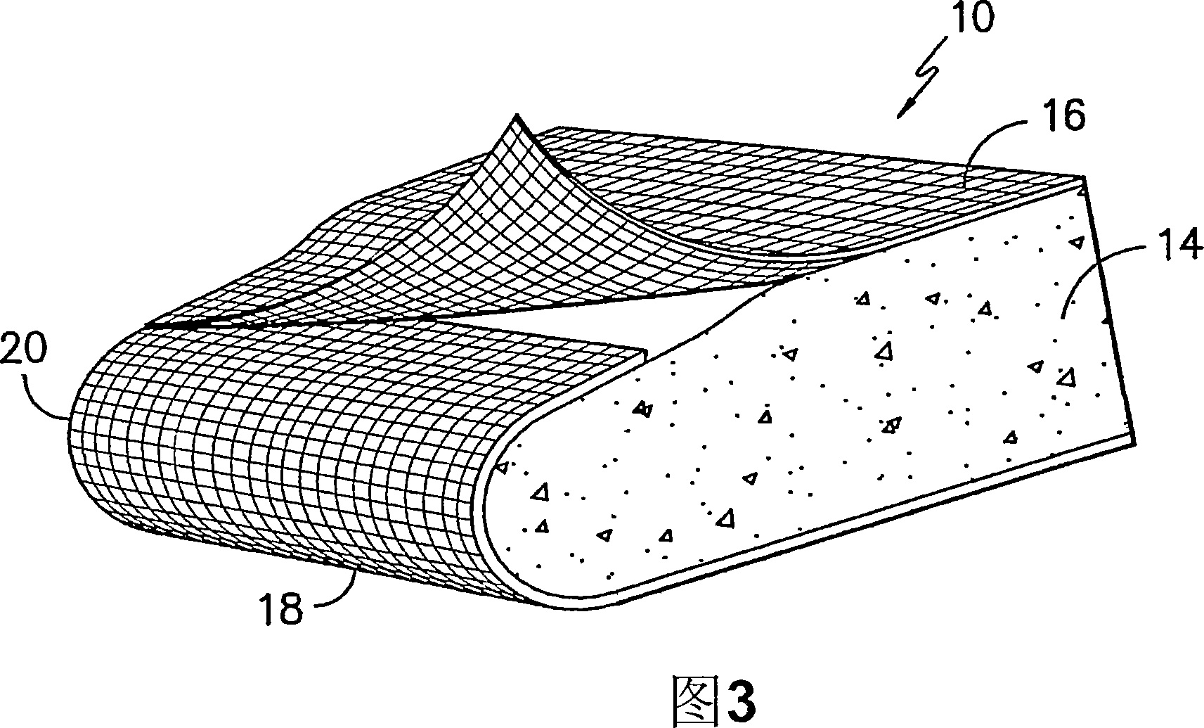 Fabric reinforced cement