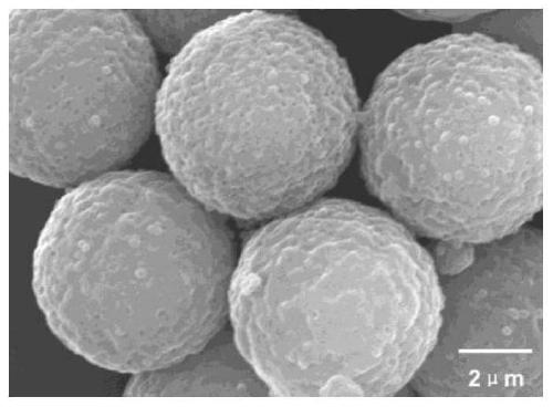 A kind of porous cross-linked polyurea microsphere, its preparation method and application