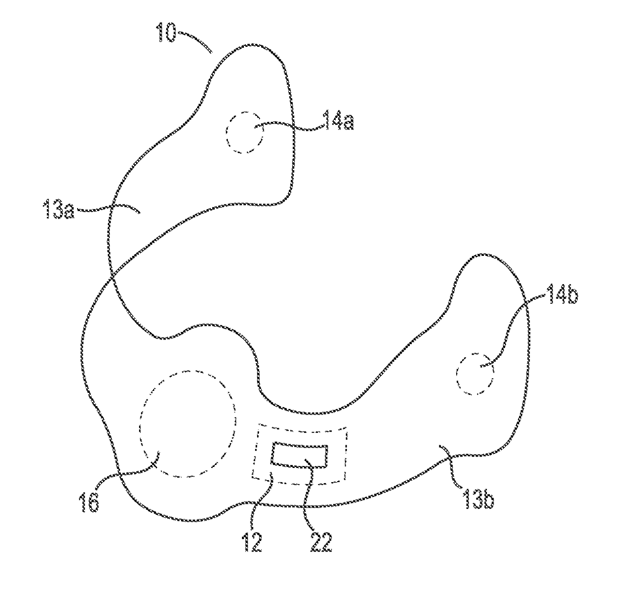 Sensory stimulation or monitoring apparatus for the back of neck
