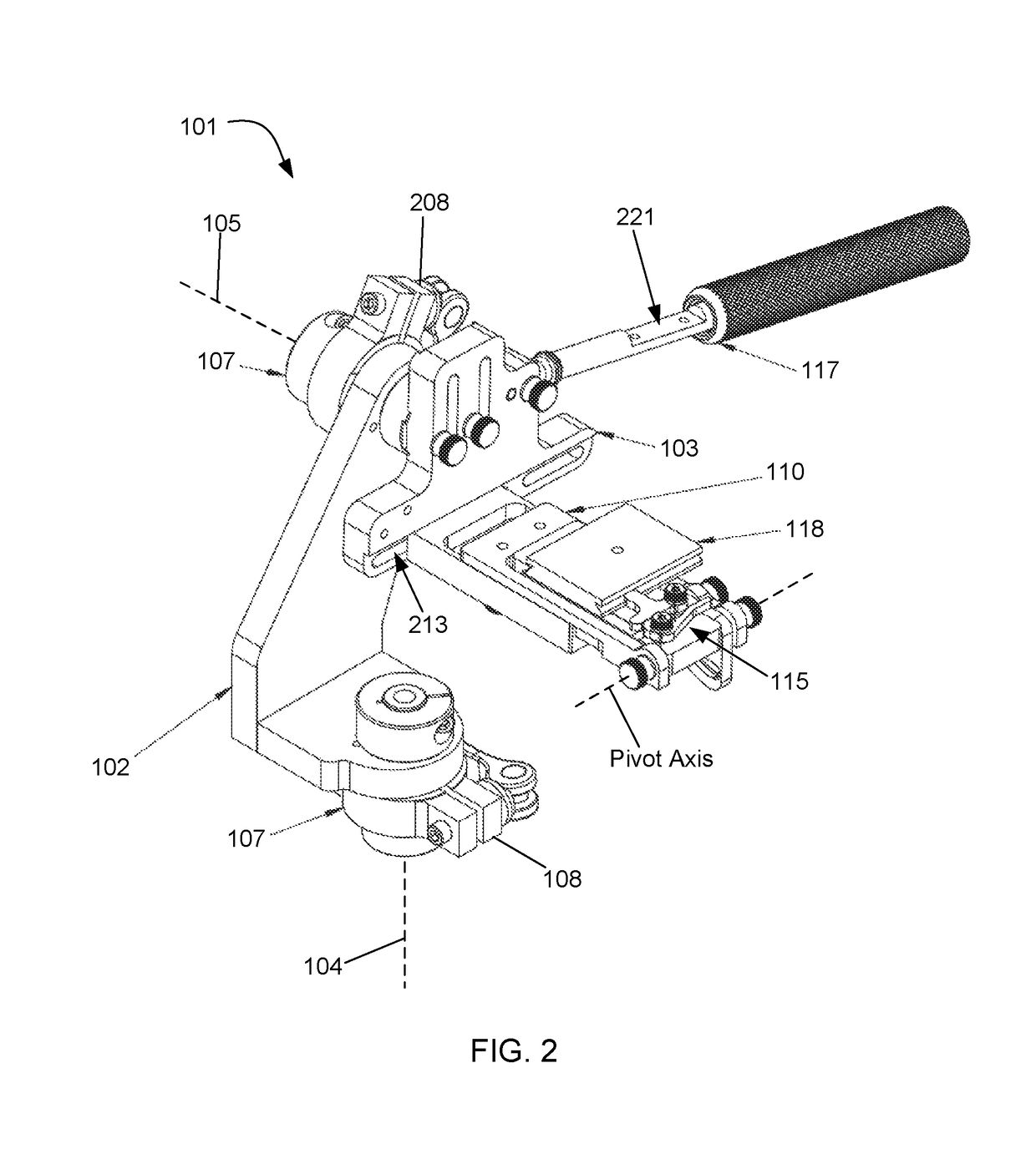 Optical mounting device