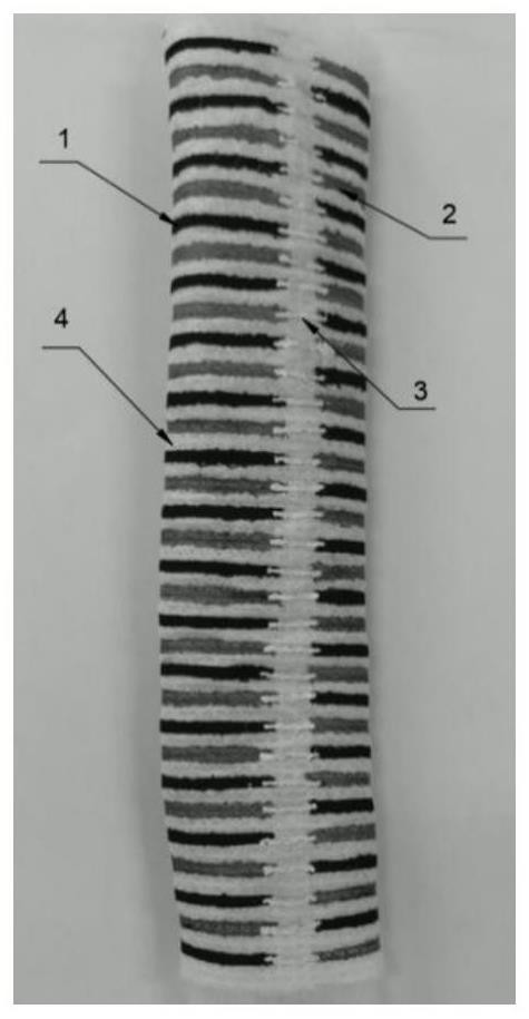 Wearable thermoelectric bracelet and preparation method thereof