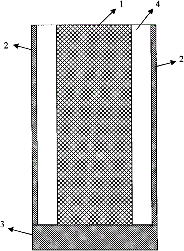 A molding process of a high-density large-size azo target blank