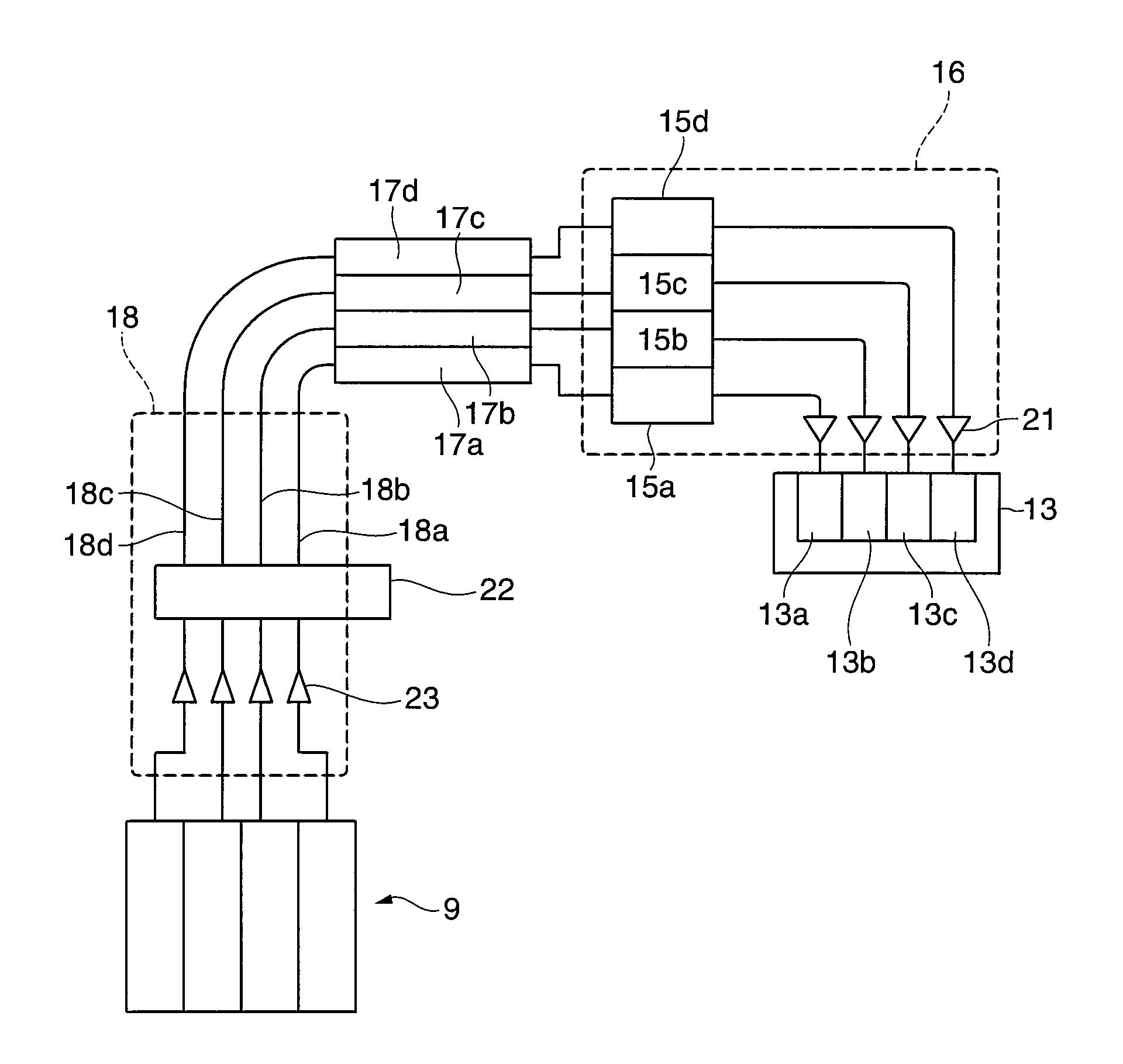 Backflow prevention valve and fluid discharge device