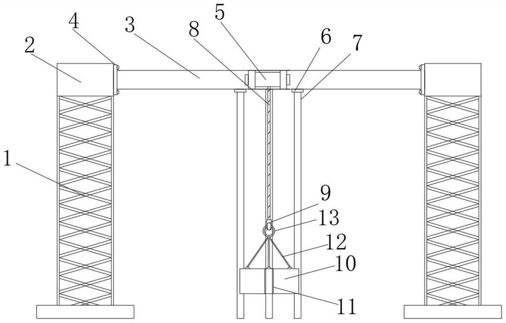 Formwork equipment for slip-form construction of unbonded prestressed concrete silo