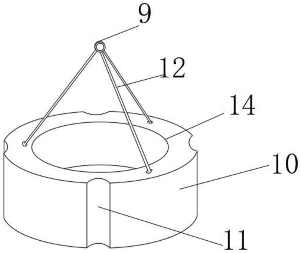 Formwork equipment for slip-form construction of unbonded prestressed concrete silo