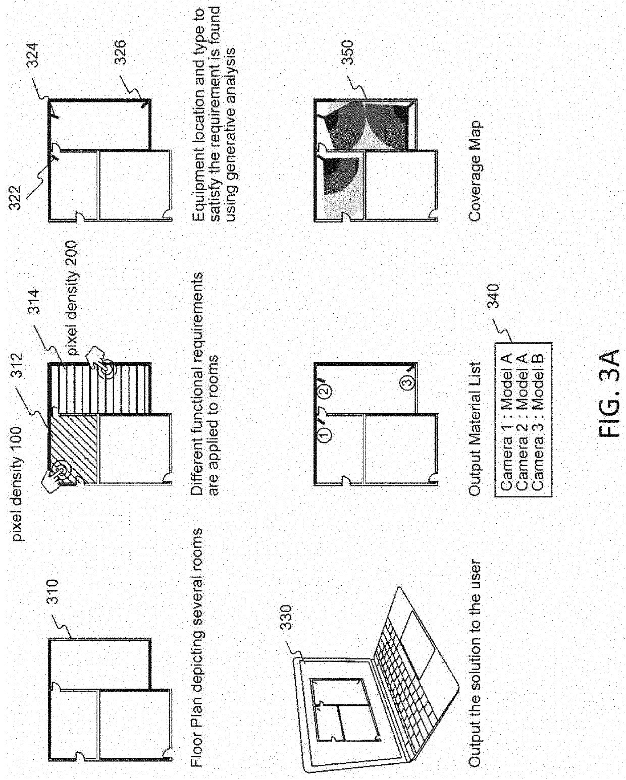 Structural design systems and methods for floor plan simulation and modeling in mass customization of equipment