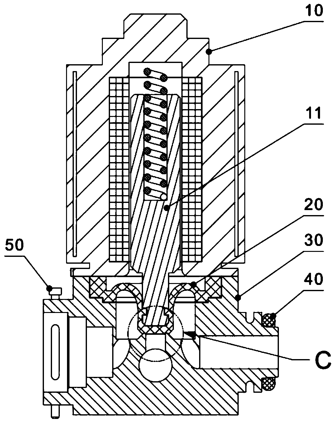 Easy-to-clean fluid valve and beer machine