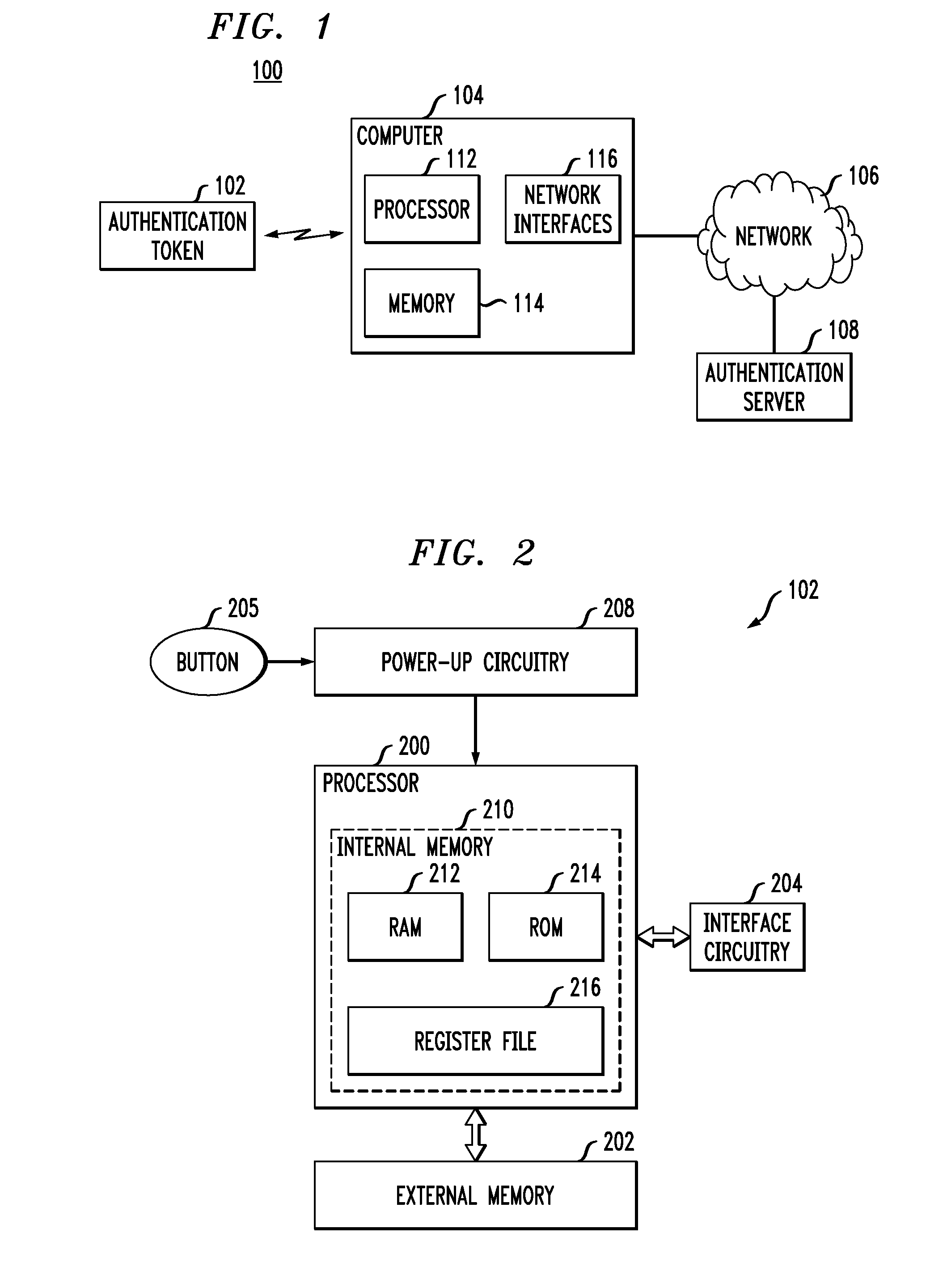 Reset-tolerant authentication device