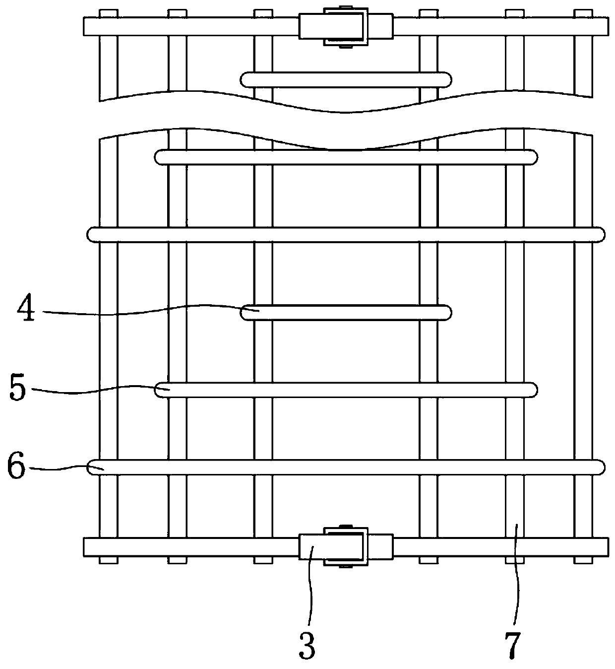 High-toughness fiber concrete beam