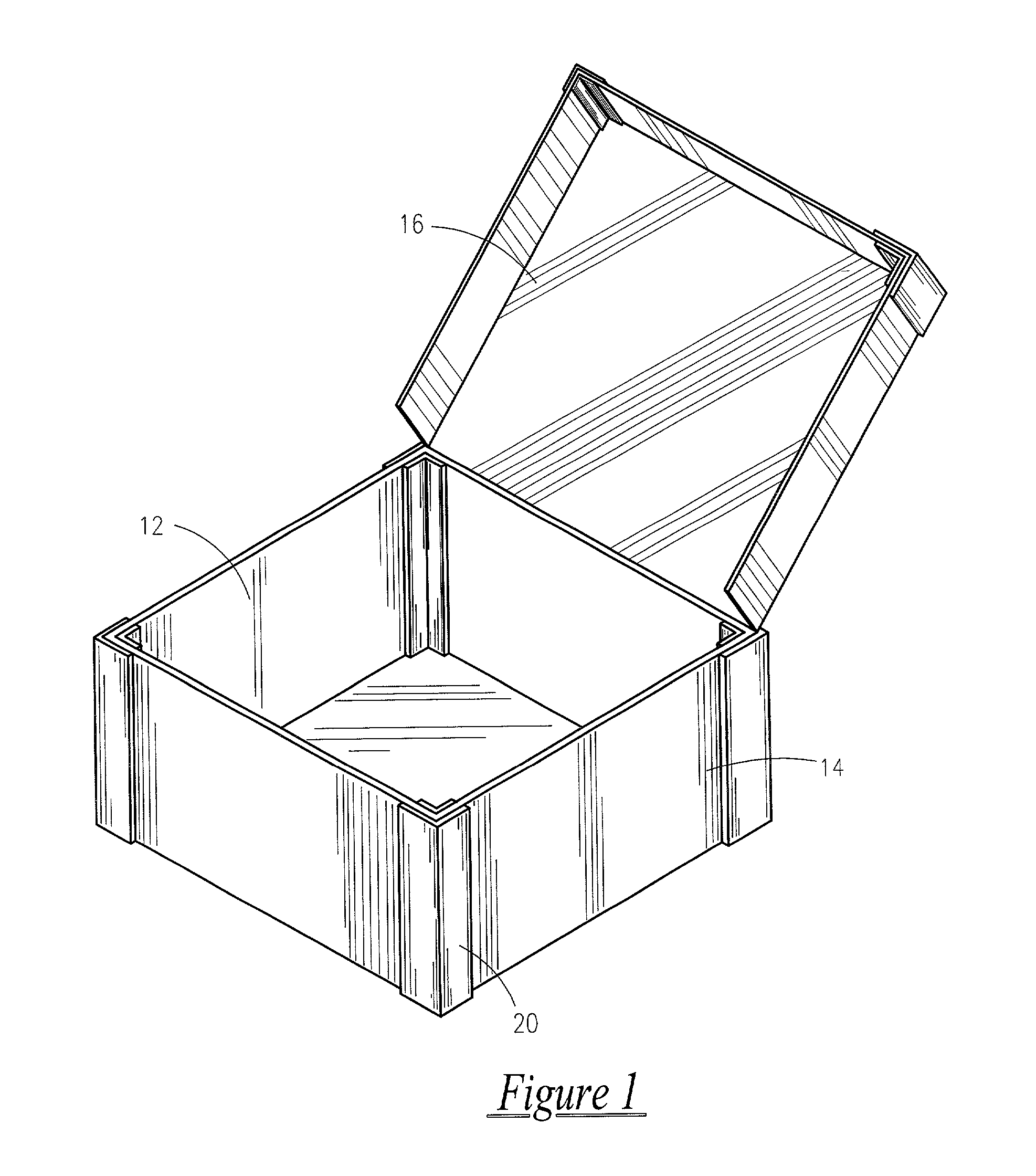 Packaging box with reinforced corners