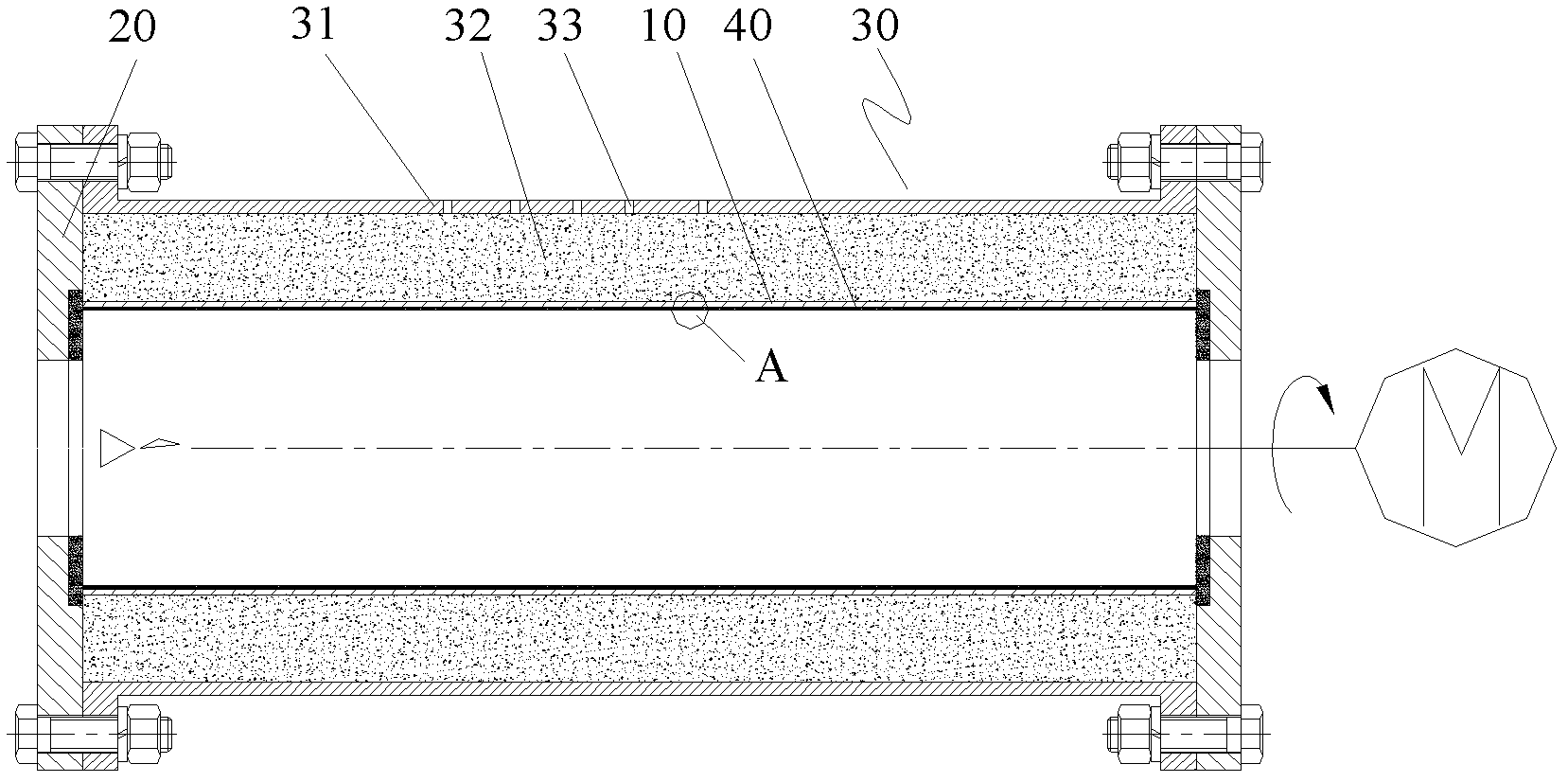Equipment for manufacturing thin-walled pipe inner liner, and method thereof