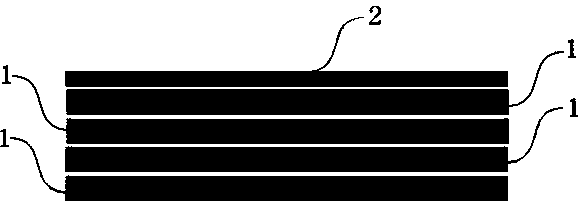 Magnetic material applicable to wireless charging receiving terminal