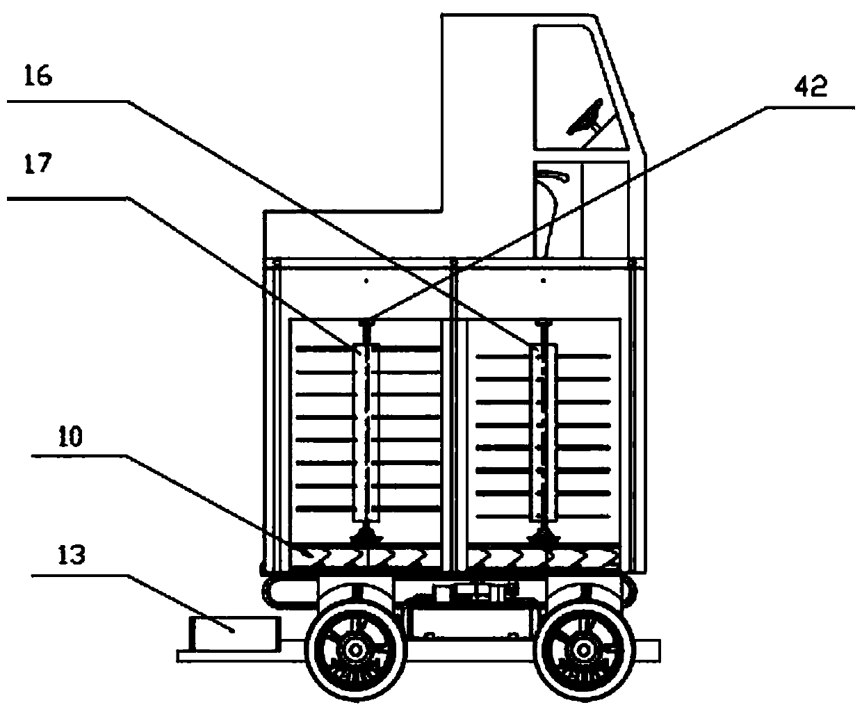 Pneumatic assisted type precise berry harvesting device and method