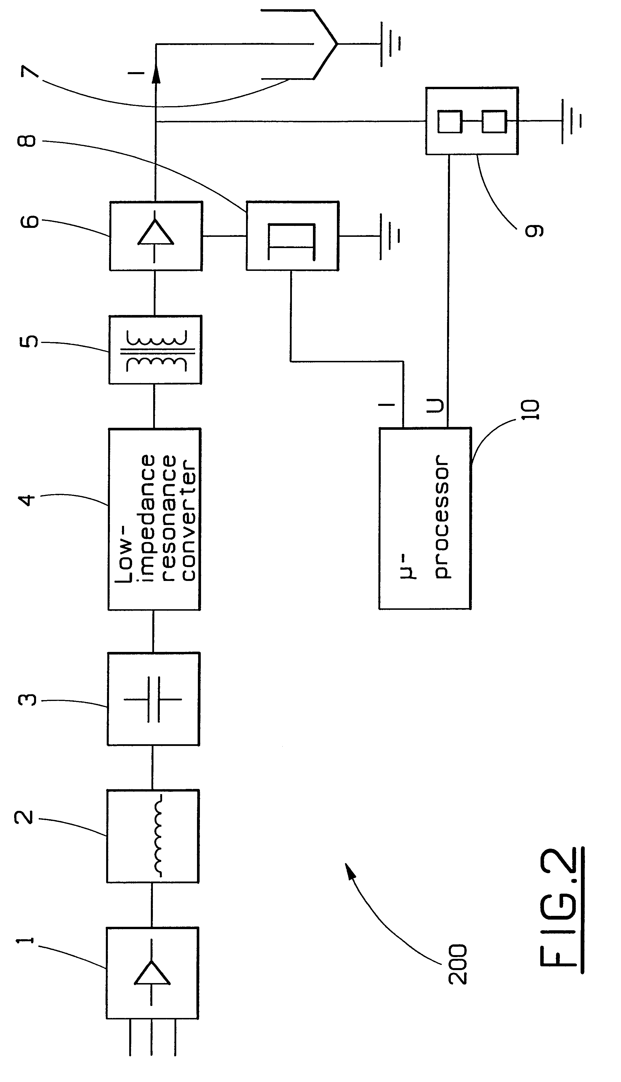 Method and device for generating voltage peaks in an electrostatic precipitator