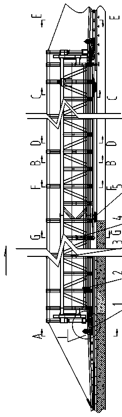 Inverted arch lining trolley, synchronous tunnel operating system and inverted arch synchronous lining method