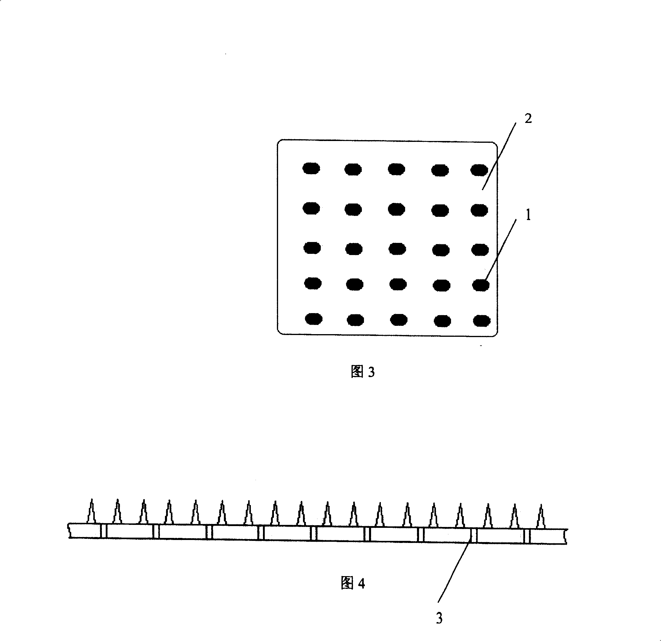 Impedance tomography apparatus based on microneedle electrodes and micro-traumatic measuring method thereof