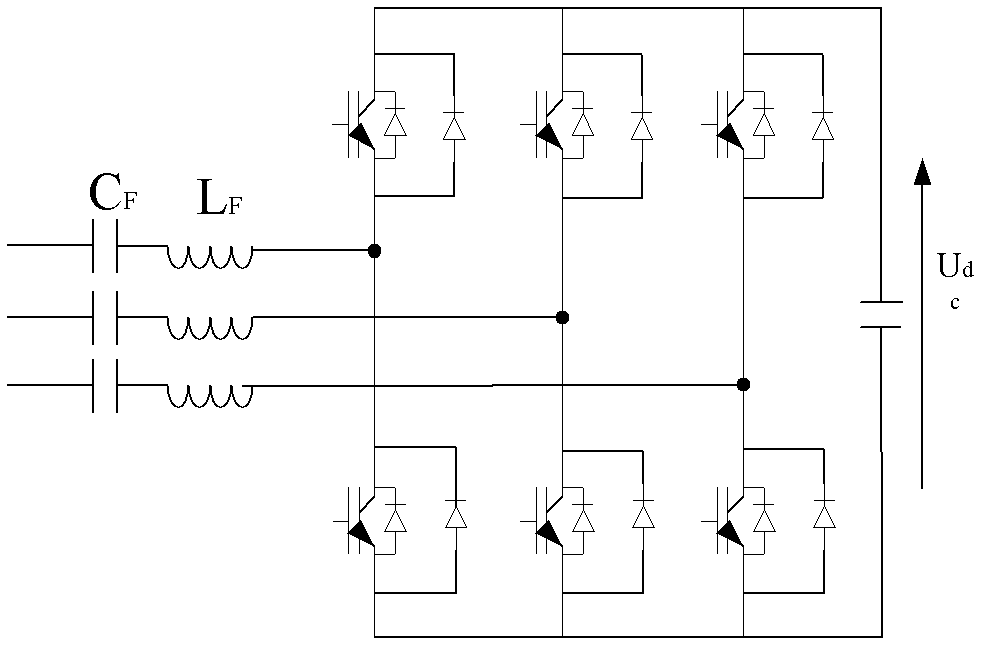 Cascade-structure-based hybrid active power filter