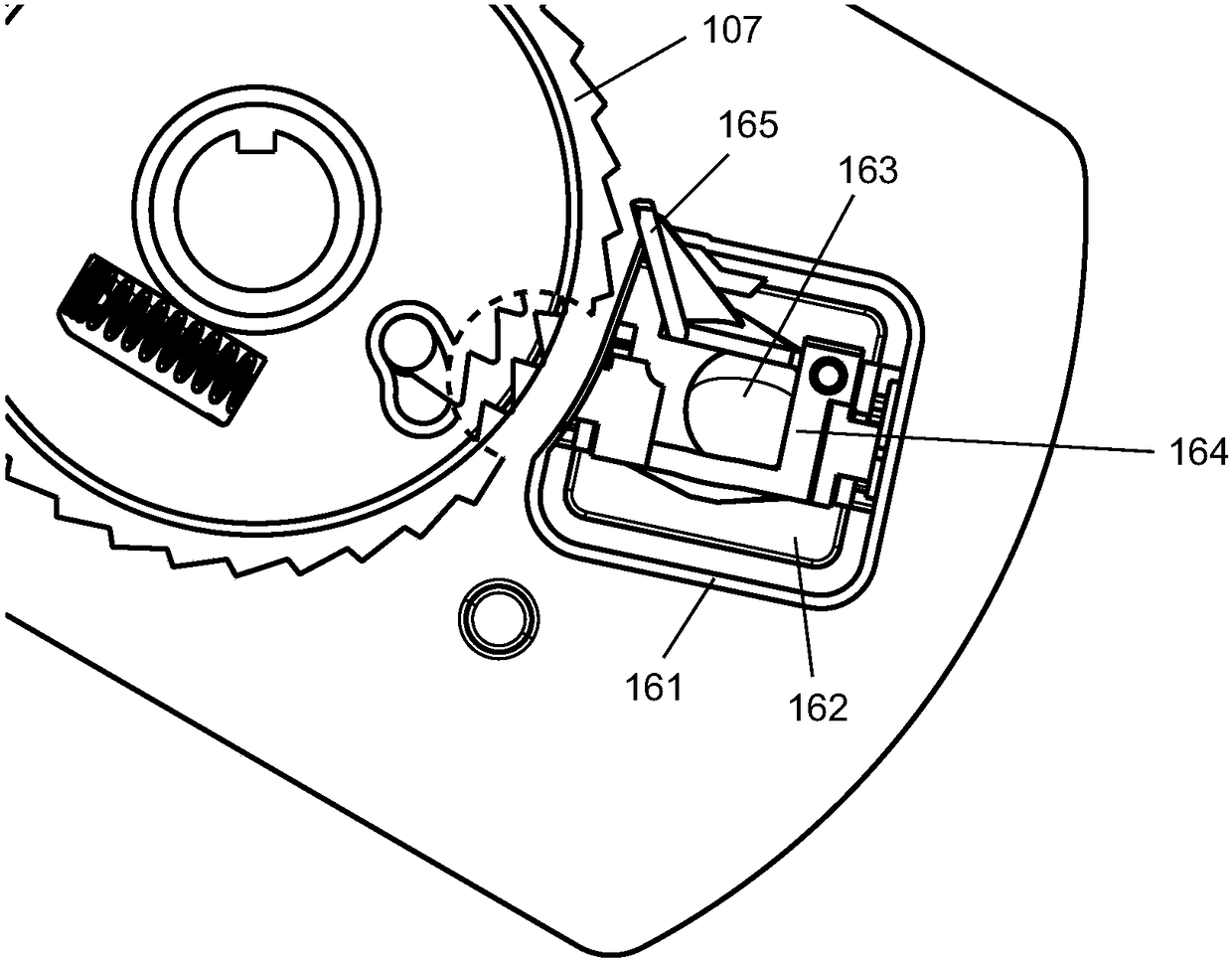 Cantilever type armrest