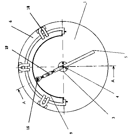Inner flat curved copper strip embedded tooling of motor sealing ring and embedding method