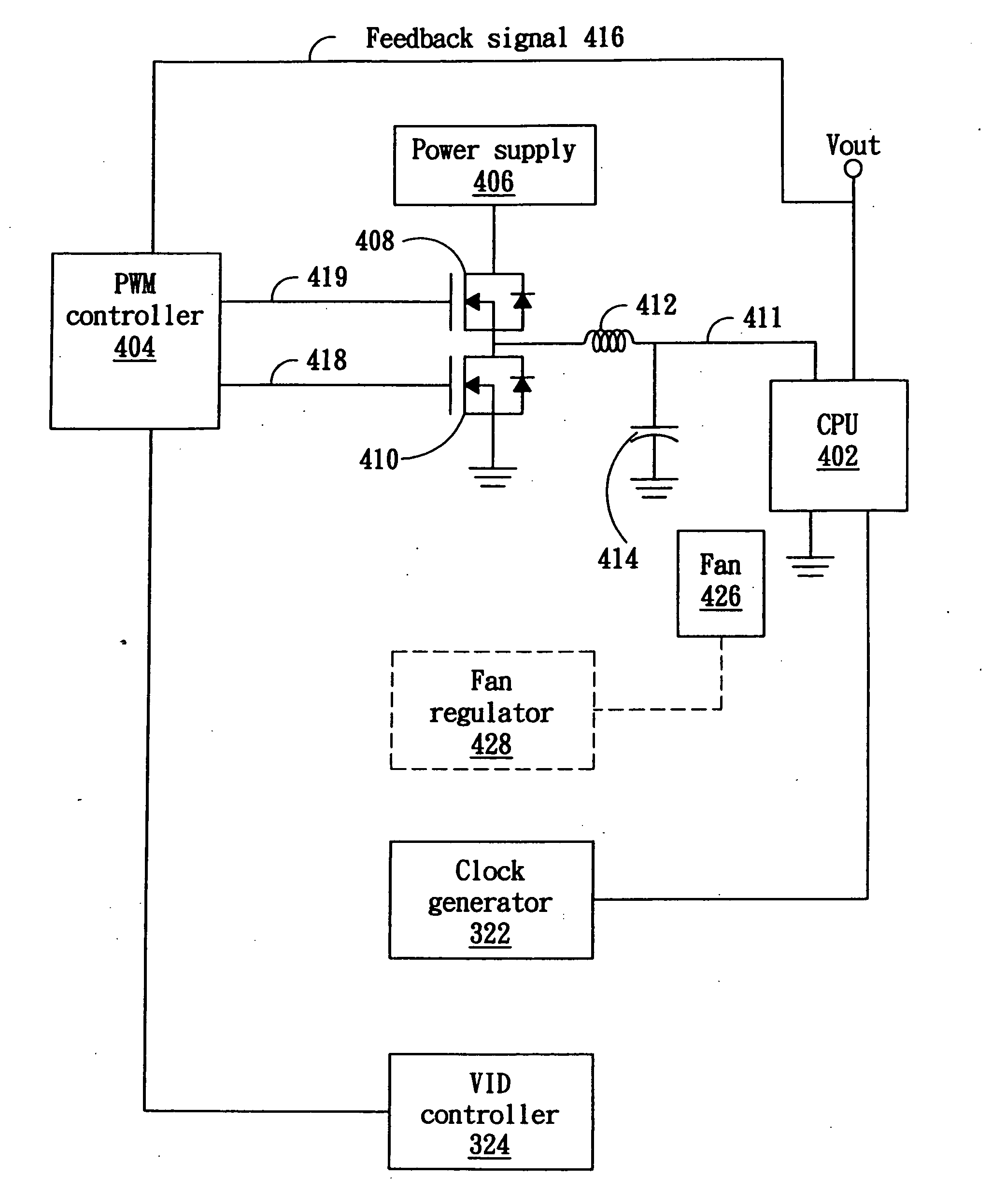 System and method for regulating a load by utilizing pulse width modulation