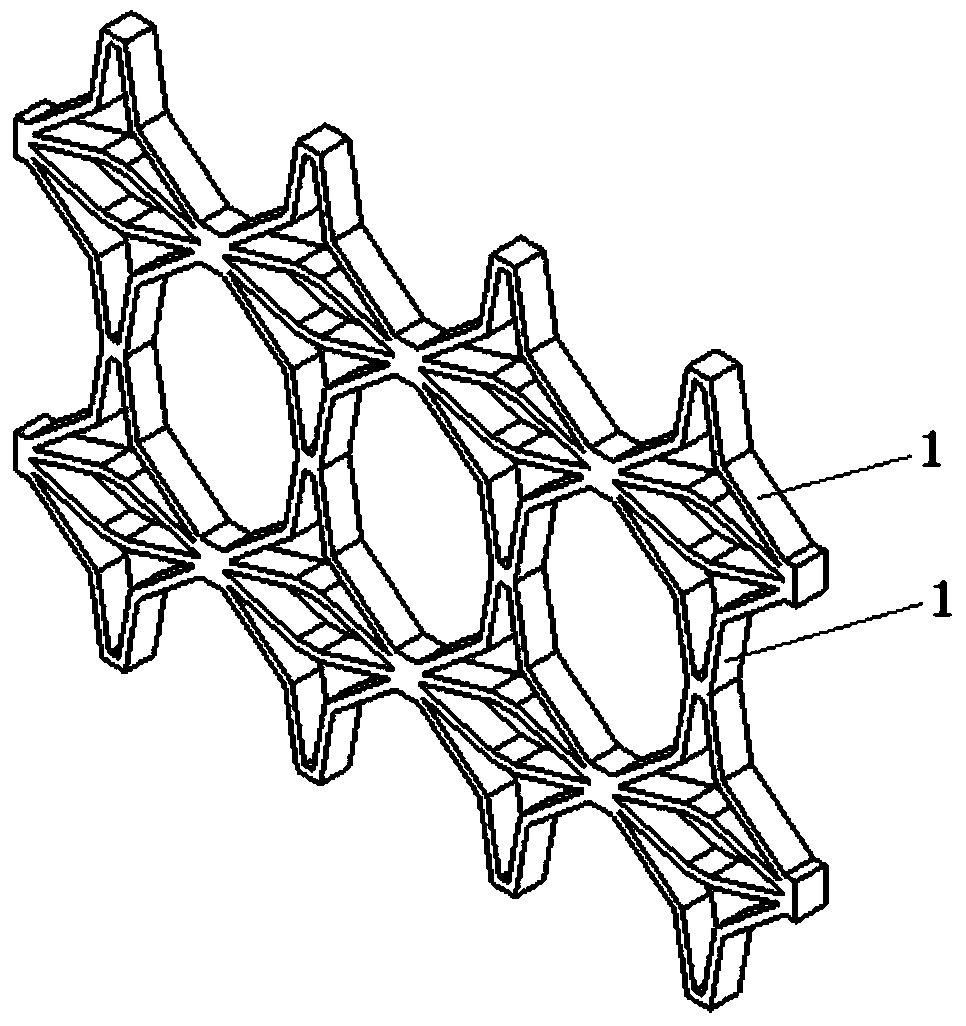 A double platform filling structure with double protection