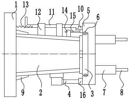 Rotation mechanism for bearing detection apparatus
