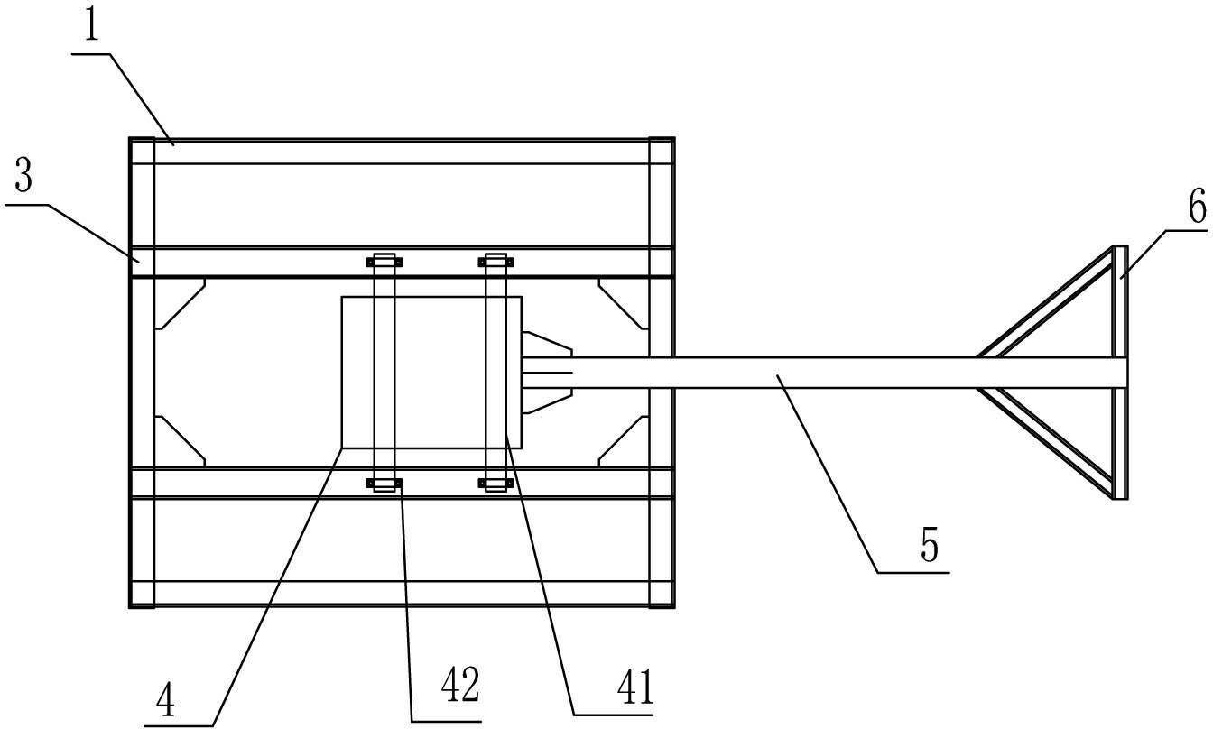 Device used for loading and unloading block of ship docking block