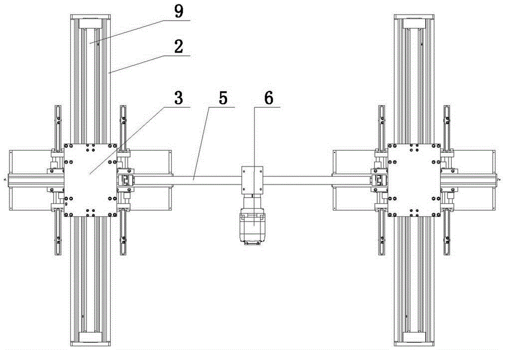 Double-speed telescopic double-drive locating system